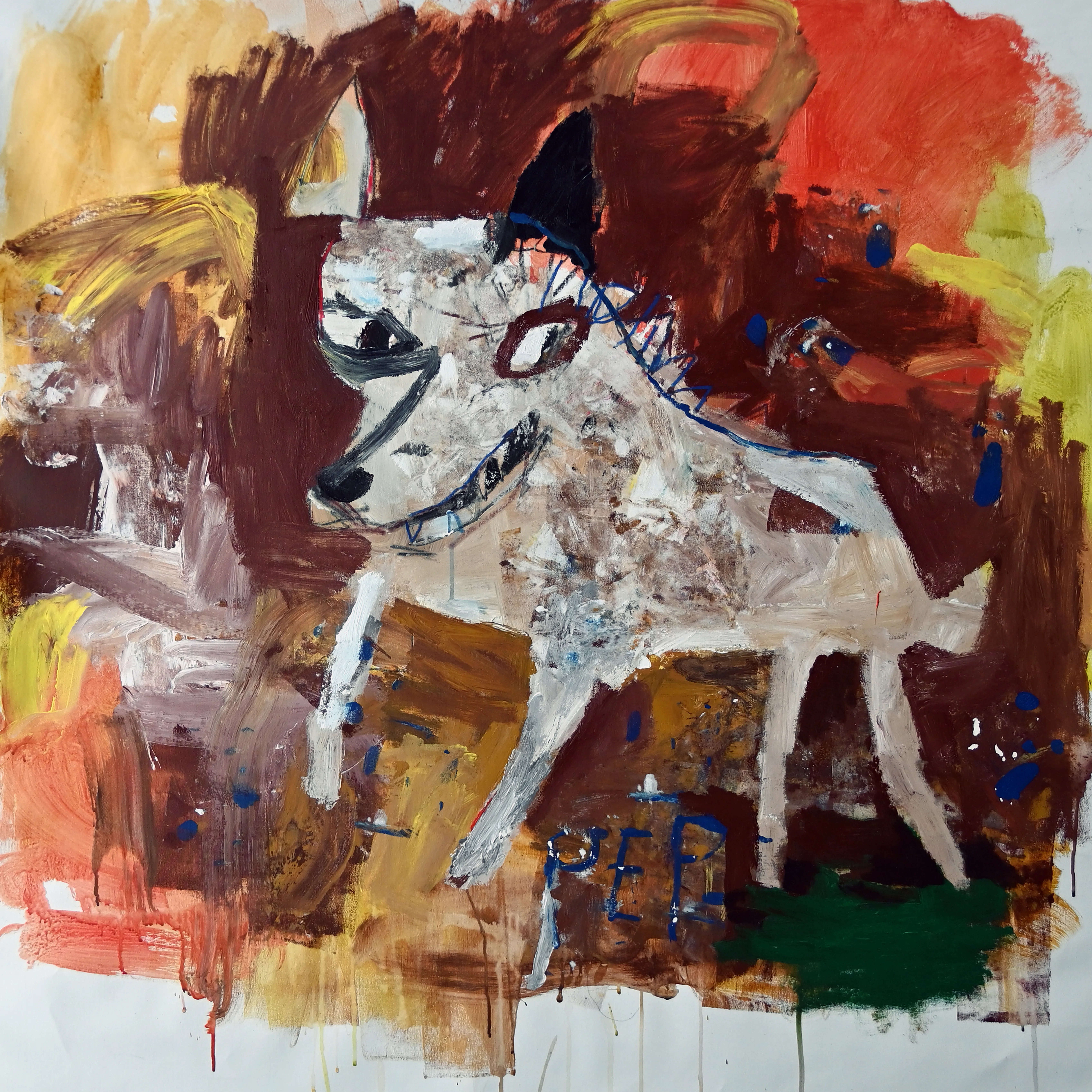 Volver, 2026, pintura sobre tela, de Starsky Brines.